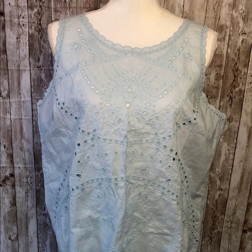 NWT GAP Light Blue Tank Top Size XL